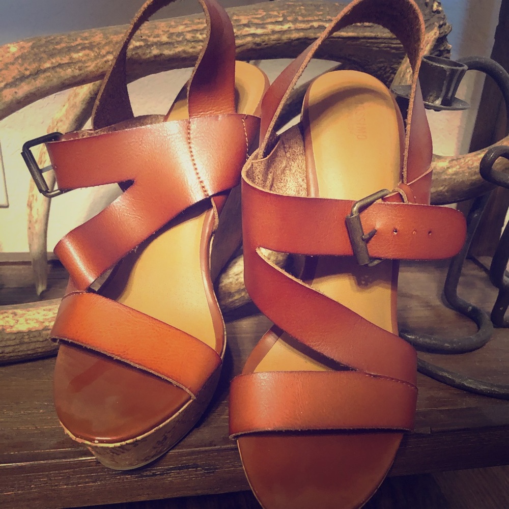 Brown Wedge Shoes